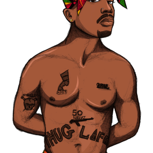 2Pac, Tupac Shakur PNG