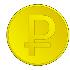Russian ruble PNG