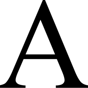 letter A PNG