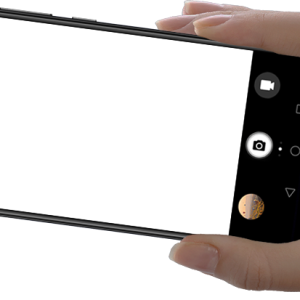 Phone in hand PNG