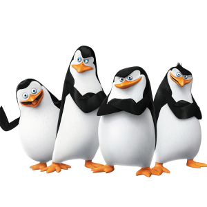 Madagascar penguins PNG