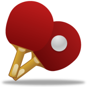 Ping Pong racket PNG image