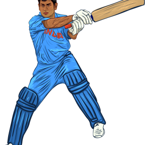 Cricket player PNG