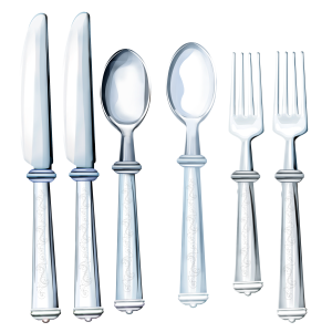 Spoons, forks, knives PNG image