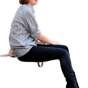 Sitting woman PNG