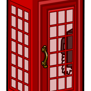 Telephone booth PNG