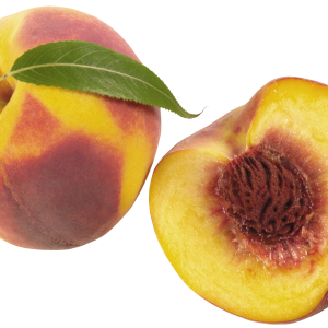 Cutted peaches PNG image