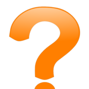 orange Question mark PNG
