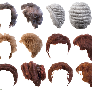 Hair wig PNG
