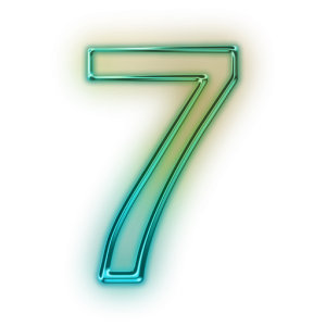 number 7 PNG