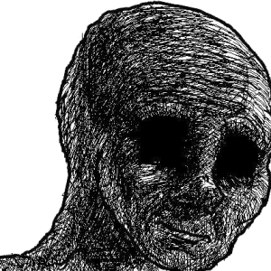 Wojak dark PNG
