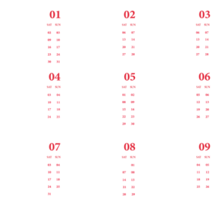 Calendar 2021 year PNG
