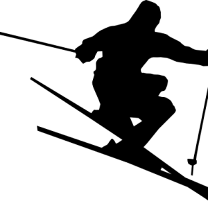 Skiing PNG