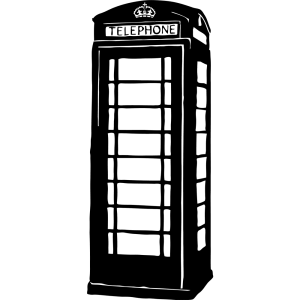 Telephone booth PNG