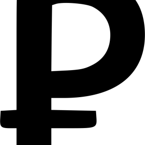 Russian ruble PNG