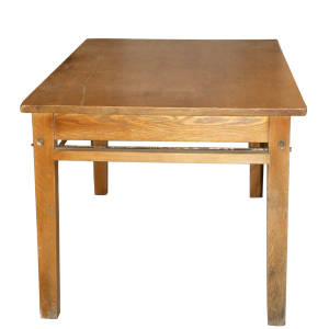 Wooden table PNG image