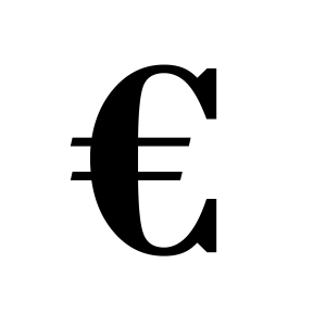 Euro logo PNG