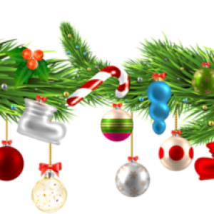 Christmas garland PNG