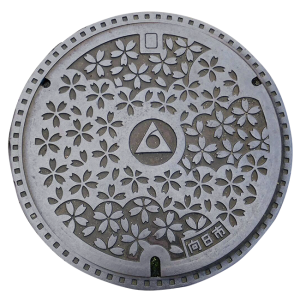 Iron manhole cover PNG