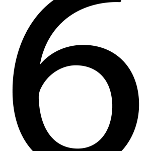 Number 6 PNG