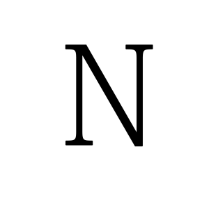 Letter N PNG