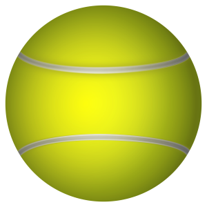 Tennis ball PNG image