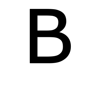 Letter B PNG