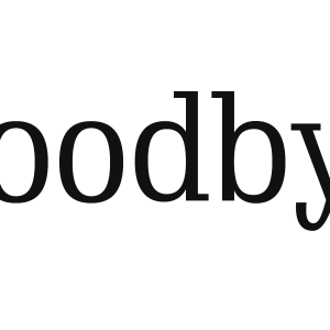 Goodbye PNG transparent