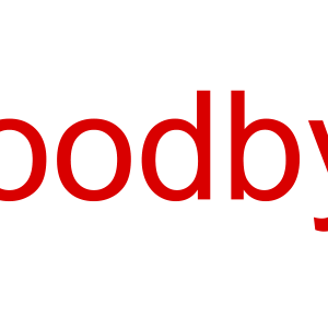 Goodbye PNG transparent