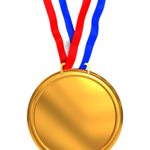 Gold medal PNG
