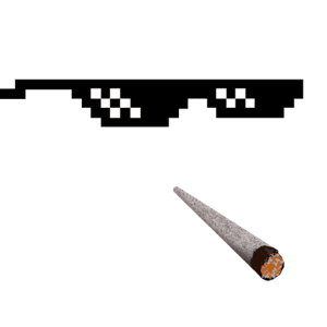 Thug life glasses PNG