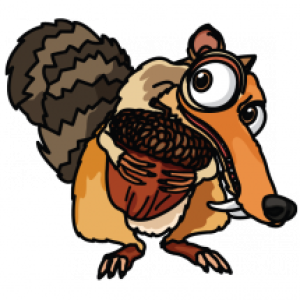 Ice Age squirrel PNG