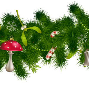 Christmas garland PNG