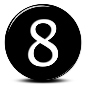 number 8 PNG