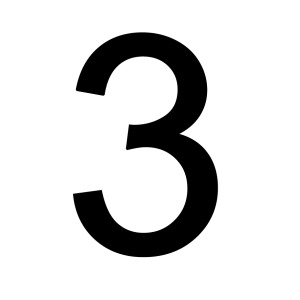 Number 3 PNG