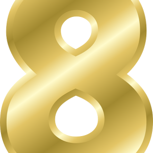 number 8 PNG