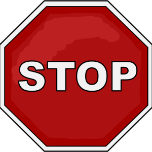 Sign stop PNG