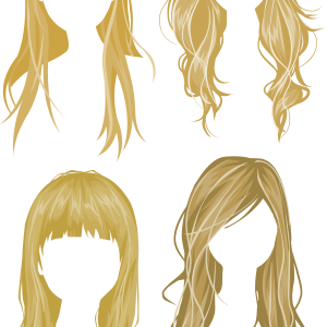 Hair wig PNG