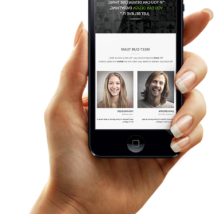 Phone in hand PNG