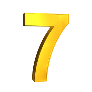 number 7 PNG