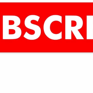 Subscribe button PNG