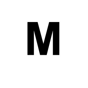 Letter M PNG