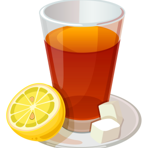 Tea with lemon PNG