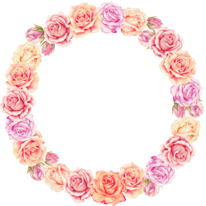 Floral frame PNG