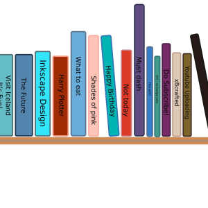 Bookshelf, bookcase PNG