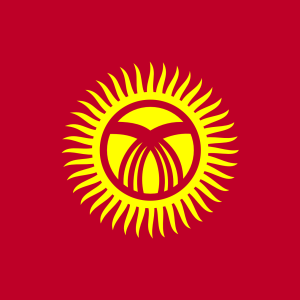 Kyrgyzstan flag PNG