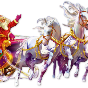 Santa sleigh PNG