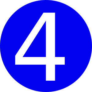 Number 4 PNG