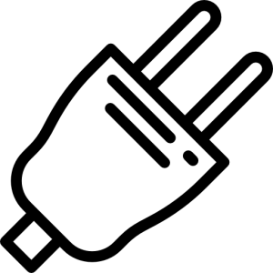 Power electric plug PNG