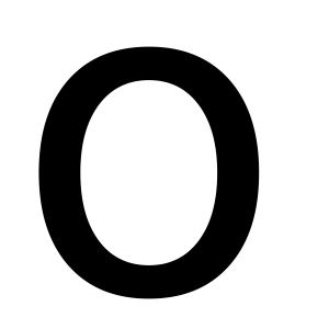 Letter O PNG